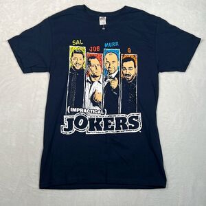 Impractical Jokers‎ short sleeve cotton Shirt Navy Brand new unisex Small